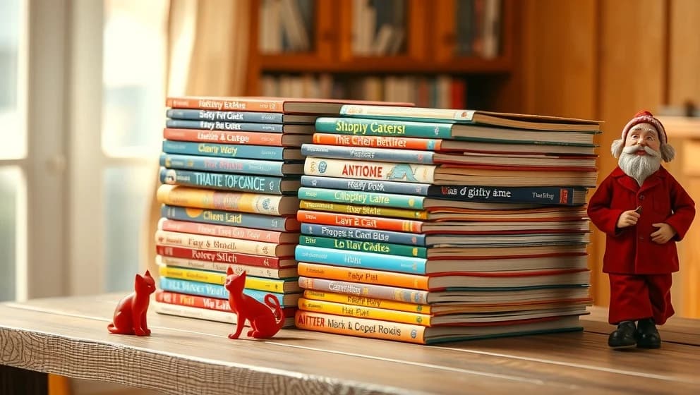 Pettson och Findus böcker för barn